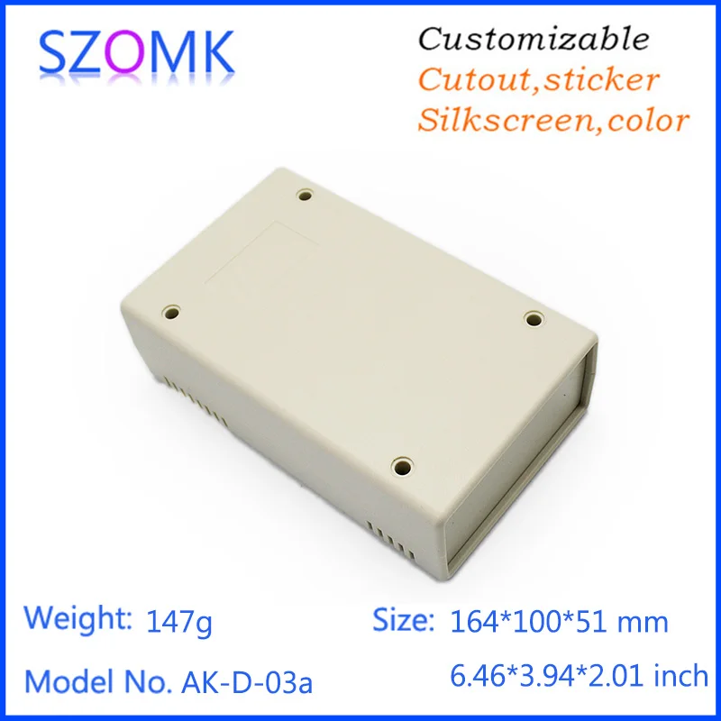 1 piece plastic enclosure electronic tv box power supply housing szomk plastic instrument housing device enclosure 164*100*51mm
1 piece plastic enclosure electronic tv box power supply housing szomk plastic instrument housing device enclosure 164*100*51mm