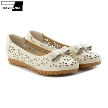 Summer 2019 New Flats Shoes Women Slip On Hollow Out Loafers Bow-Knot Red Top Quality Leather Ladies Flat Sandals Ballet Shoes
Summer 2019 New Flats Shoes Women Slip On Hollow Out Loafers Bow-Knot Red Top Quality Leather Ladies Flat Sandals Ballet Shoes