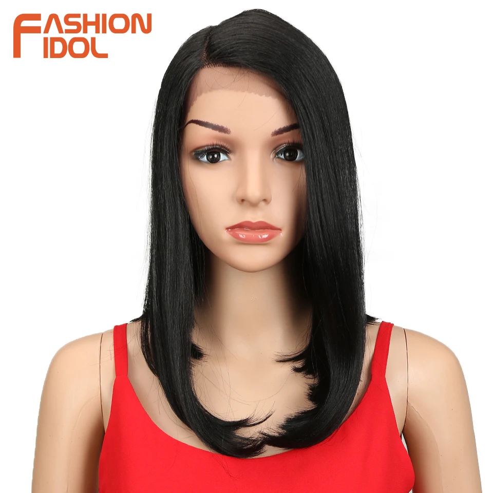 FASHION IDOL 20 Inch Lace Front Wig Medium Wavy Synthetic Hair Wigs Ombre Bob Wigs For Black Women Heat Resistant Synthetic Wig
FASHION IDOL 20 Inch Lace Front Wig Medium Wavy Synthetic Hair Wigs Ombre Bob Wigs For Black Women Heat Resistant Synthetic Wig