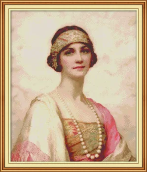 Joy Sunday A woman with a headband DMC Counted Chinese Cross Stitch Kits printed Cross-stitch set Embroidery Needlework
Joy Sunday A woman with a headband DMC Counted Chinese Cross Stitch Kits printed Cross-stitch set Embroidery Needlework