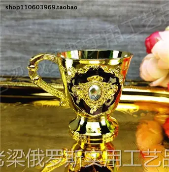 Z83-5 Russian metal trumpet round wine set coffee glass cup handle purple white diamond Phnom Penh
Z83-5 Russian metal trumpet round wine set coffee glass cup handle purple white diamond Phnom Penh