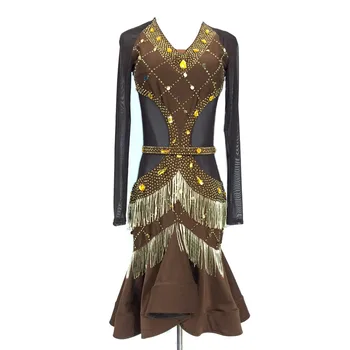 Custom Latin Dance Performance for Children Latin Dance Competition Dress Latin Dance Performance Dress Female
Custom Latin Dance Performance for Children Latin Dance Competition Dress Latin Dance Performance Dress Female