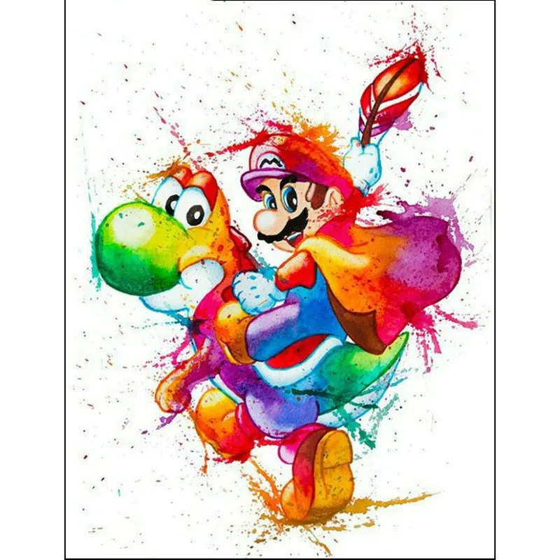 5D Diy Diamond Painting Crystal Cartoon Super Mario Needlework Diamond Embroidery Cross Stitch Mosaic Diamante Home Decoration
5D Diy Diamond Painting Crystal Cartoon Super Mario Needlework Diamond Embroidery Cross Stitch Mosaic Diamante Home Decoration