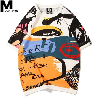 Moomphya 2019 Colorful Graffiti Printed Short Sleeve Men T Shirts Streetwear Funny T-Shirt For Men Summer Breathable Tee Shirt
Moomphya 2019 Colorful Graffiti Printed Short Sleeve Men T Shirts Streetwear Funny T-Shirt For Men Summer Breathable Tee Shirt