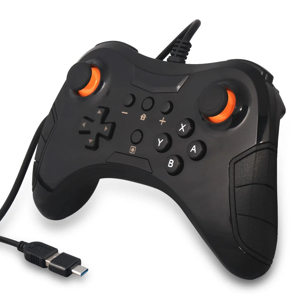 Nintend Switch Wired Controller USB Gamepad Compatible with Windows XP / 7 / 8 / 10 / PS3 & Android Gaming Joystick
Nintend Switch Wired Controller USB Gamepad Compatible with Windows XP / 7 / 8 / 10 / PS3 & Android Gaming Joystick