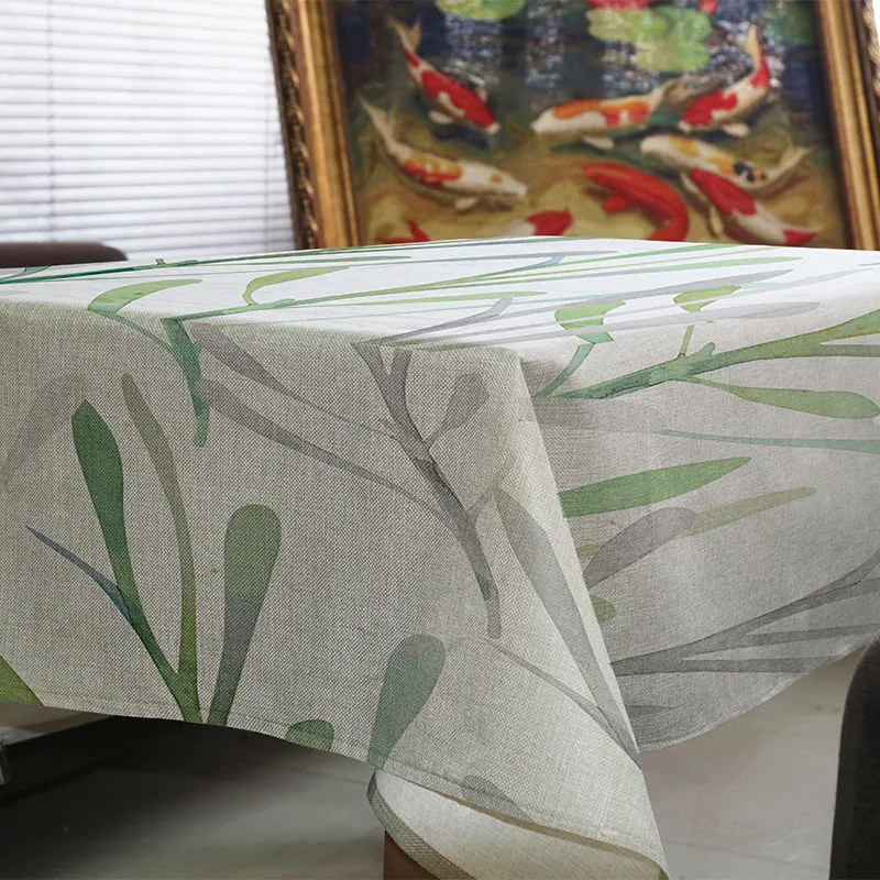 Table cloth Rectangular Ink painting style Tropical Plants leaf Print Tablecloth Home Protection and decor Elegant Table cover
Table cloth Rectangular Ink painting style Tropical Plants leaf Print Tablecloth Home Protection and decor Elegant Table cover