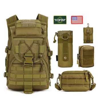 5pcs/set Molle Military Tactical Backpack Rucksack Waterproof nylon Travel Sport Bag Outdoor Camping Hiking Climbing Backpacks
5pcs/set Molle Military Tactical Backpack Rucksack Waterproof nylon Travel Sport Bag Outdoor Camping Hiking Climbing Backpacks