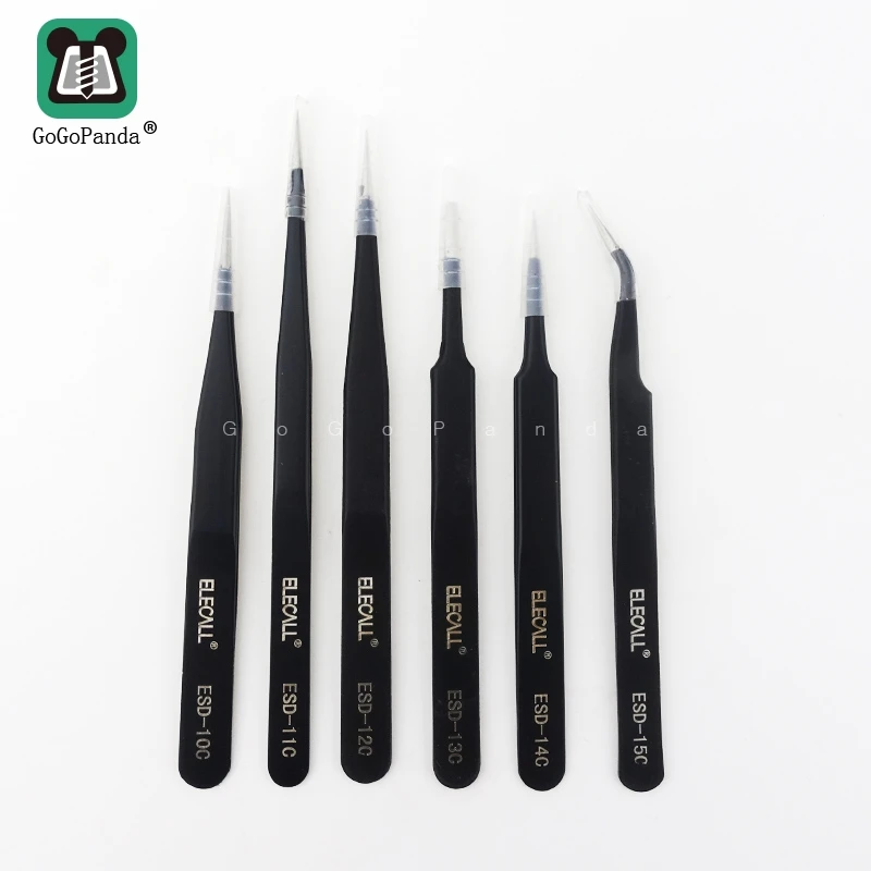 New Update ESD10C-15C Straight Curved Tweezers Resists Corrosion Anti-static Tweezers for Precise Maintenance
New Update ESD10C-15C Straight Curved Tweezers Resists Corrosion Anti-static Tweezers for Precise Maintenance