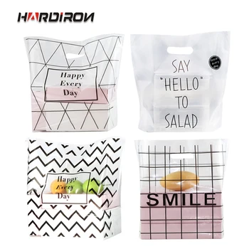 HARDIRON Disposable Thickening High Toughness Packing Bag Baking Salad Bag Cake Dessert Bread Food Plastic Transparent Tote Bag
HARDIRON Disposable Thickening High Toughness Packing Bag Baking Salad Bag Cake Dessert Bread Food Plastic Transparent Tote Bag