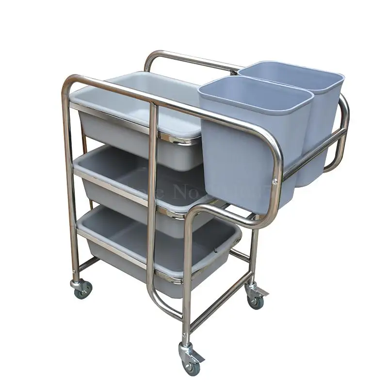 Bowling cart restaurant trolley stainless steel hotel kitchen tableware trash can storage cart
Bowling cart restaurant trolley stainless steel hotel kitchen tableware trash can storage cart