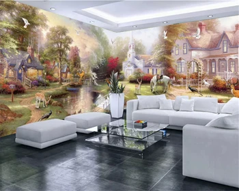 beibehang wall papers home decor Nordic country garden oil painting whole house background custom papel de parede 3d wallpaper
beibehang wall papers home decor Nordic country garden oil painting whole house background custom papel de parede 3d wallpaper