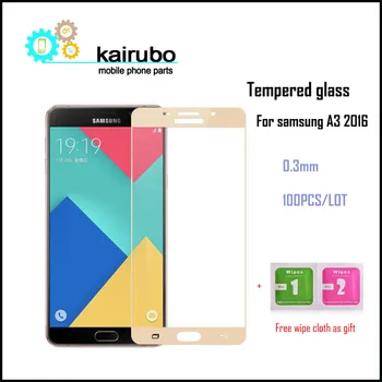 DHL 100pcs tempered glass For Samsung Galaxy A3 2016 A3100 A310F A310H Tempered Glass 0.3mm 2.5D Full Cover Screen Protector
DHL 100pcs tempered glass For Samsung Galaxy A3 2016 A3100 A310F A310H Tempered Glass 0.3mm 2.5D Full Cover Screen Protector