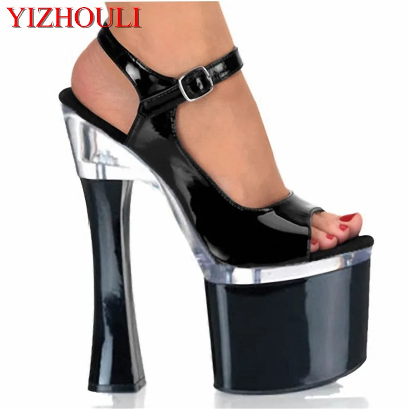 new sexy women fashion platform high heel shoes 18cm high heel motorcycle spool heel shoes strap sandals
new sexy women fashion platform high heel shoes 18cm high heel motorcycle spool heel shoes strap sandals