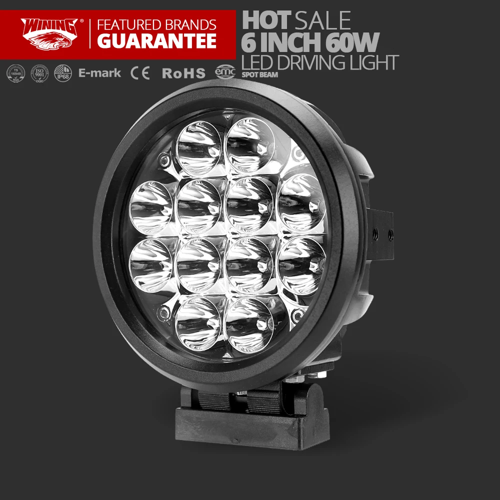 new 6 inch led car light 60W Round Led Off Road Lights 12V Spot Driving Work Wrangler HeadLight 4x4 Truck+ Protect Cover 12Led
new 6 inch led car light 60W Round Led Off Road Lights 12V Spot Driving Work Wrangler HeadLight 4x4 Truck+ Protect Cover 12Led