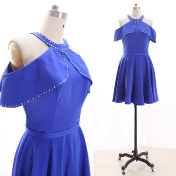 MACloth Royal Blue A-Line Off the Shoulder Neck Knee-Length Short Crystal Satin Prom Dresses Dress M 265870 Clearance
MACloth Royal Blue A-Line Off the Shoulder Neck Knee-Length Short Crystal Satin Prom Dresses Dress M 265870 Clearance