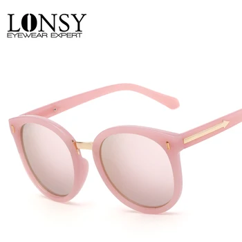 LONSY Brands Design Pink Round Sunglasses Women Vintage Metal Arrows Sunglasses Polarized UV400 Gafas Oculos De Sol Feminino
LONSY Brands Design Pink Round Sunglasses Women Vintage Metal Arrows Sunglasses Polarized UV400 Gafas Oculos De Sol Feminino