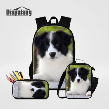 Dispalang Cute Dog 3D Printing School Bags for Boys Girls 3 pcs/set Primary School Backpacks With Pencil Case Lunchbag Bagpack
Dispalang Cute Dog 3D Printing School Bags for Boys Girls 3 pcs/set Primary School Backpacks With Pencil Case Lunchbag Bagpack