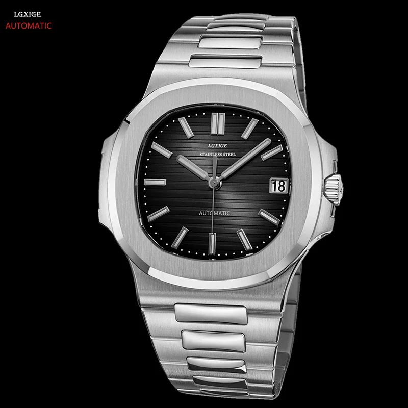 Automatic Mechanical Watch Men Sapphire Crystal Stainless Steel Men Watches Luxury Brand Designer Waterproof Watch Mens 2019
Automatic Mechanical Watch Men Sapphire Crystal Stainless Steel Men Watches Luxury Brand Designer Waterproof Watch Mens 2019