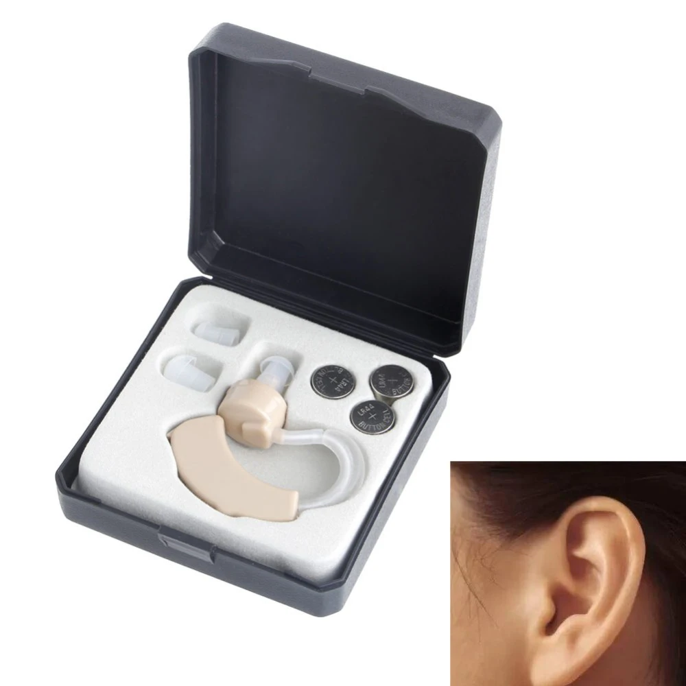 

AXON Small In Ear Invisible Hearing Aid Adjustable Volume Behind Ear Listening Assistance Sound Voice Amplifier For Elders Older