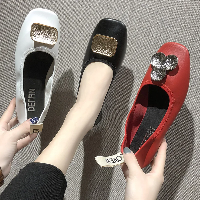 2019 Spring Autumn Women Flats Metal Slip on Flat Shoes Woman Ballet Flats funny Boat Shoes Loafers Desinger Shoes 7315
2019 Spring Autumn Women Flats Metal Slip on Flat Shoes Woman Ballet Flats funny Boat Shoes Loafers Desinger Shoes 7315