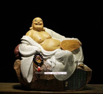 18'' china porcelain pottery carvings home fengshui lucky Maitreya Buddha statue
18'' china porcelain pottery carvings home fengshui lucky Maitreya Buddha statue
