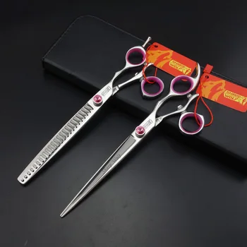 440C Professional PET GROOMING SCISSORS,7.5inch Cutting & Thinning Shears/Chunkers Rotating handle scissors D231
440C Professional PET GROOMING SCISSORS,7.5inch Cutting & Thinning Shears/Chunkers Rotating handle scissors D231