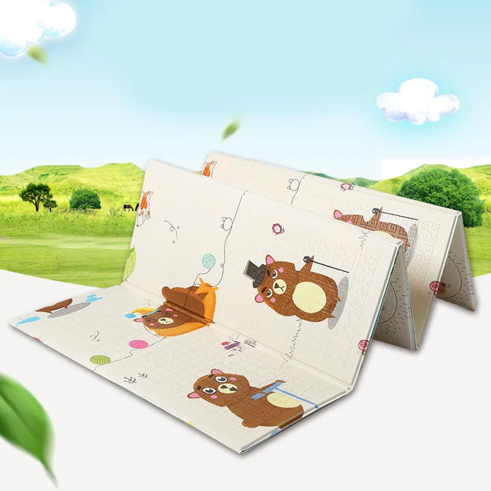 180x200CM Folding Puzzle Playmat Infant Kid XPE Double-sided Play Mat Game Pad for Infant Crawling Mat non-slip yoga Mat
180x200CM Folding Puzzle Playmat Infant Kid XPE Double-sided Play Mat Game Pad for Infant Crawling Mat non-slip yoga Mat