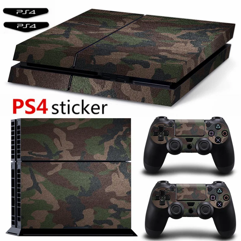 Camouflage Ps4 Sticker Vinyl Cover Decal PS4 Skin for PS4 Console and 2 Controllers
Camouflage Ps4 Sticker Vinyl Cover Decal PS4 Skin for PS4 Console and 2 Controllers