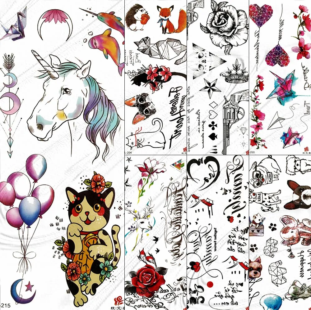 Cute Cartoon Temporary Tattoos For Children Body Art Arm Fake Waterproof Tattoo Stickers Unicorn Fun Tatoo Paper Kids Body Arm
Cute Cartoon Temporary Tattoos For Children Body Art Arm Fake Waterproof Tattoo Stickers Unicorn Fun Tatoo Paper Kids Body Arm