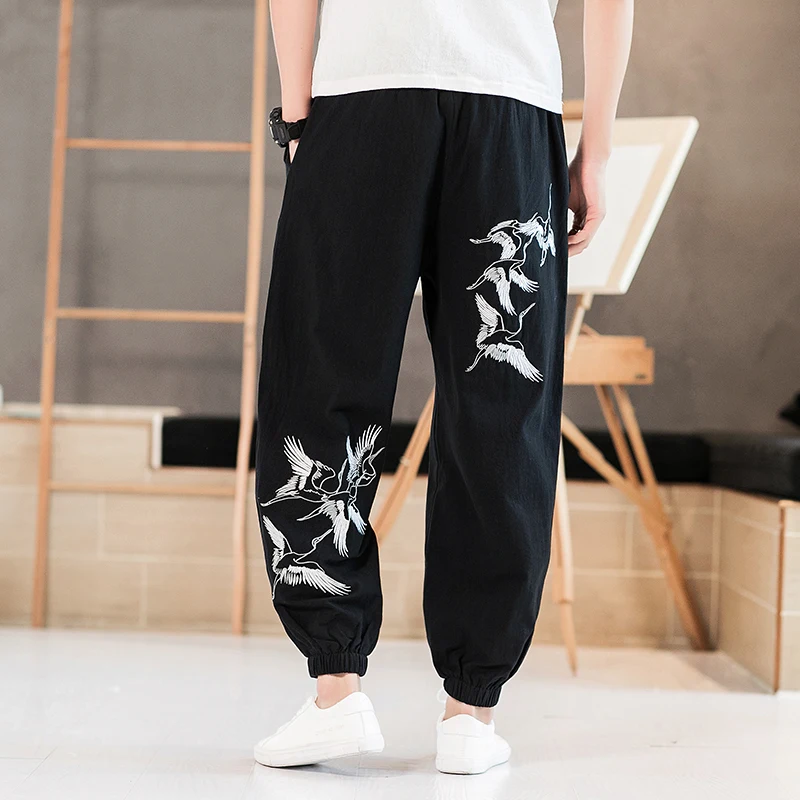 Printed Wide Leg Harem Pants Men Casual Cotton Sweatpants Elastic Waist Plus Size Clothing Breathable Streetwear Hombre
Printed Wide Leg Harem Pants Men Casual Cotton Sweatpants Elastic Waist Plus Size Clothing Breathable Streetwear Hombre