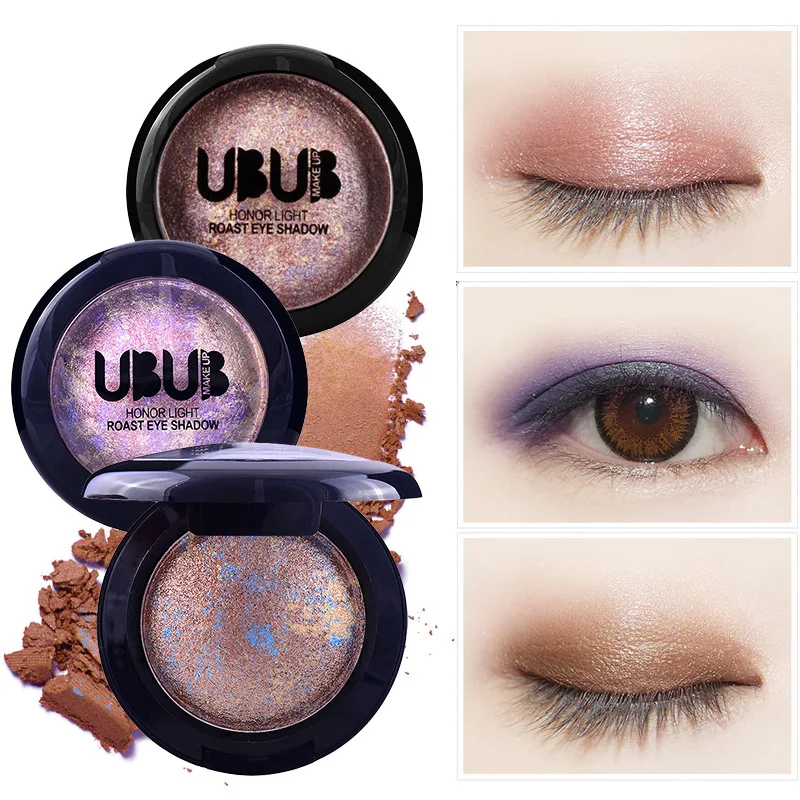

Professional Makeup Shimmer Eye Shadow Palette Waterproof Long Lasting Mineral Powder Baked Eyeshadow Single Palette