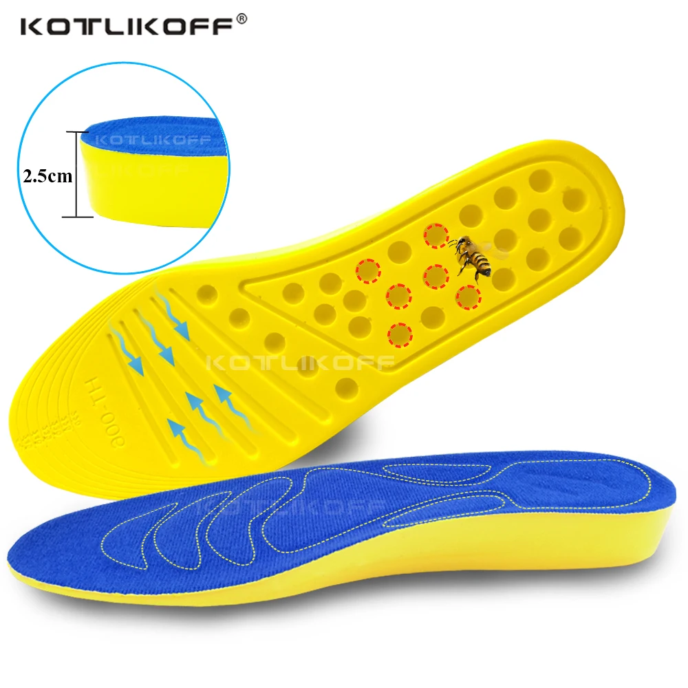 KOTLIKOFF Height Increase Insoles Pads For Shoes Soles Arch Support Men Women Shoe Heel Insert Taller Invisible Pad 2.5cm UP
KOTLIKOFF Height Increase Insoles Pads For Shoes Soles Arch Support Men Women Shoe Heel Insert Taller Invisible Pad 2.5cm UP