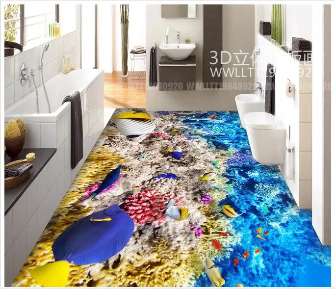 Custom 3d flooring wallpaper undersea world 3 d floor mural PVC wallpaper self-adhesion floor wall paers for living room decor
Custom 3d flooring wallpaper undersea world 3 d floor mural PVC wallpaper self-adhesion floor wall paers for living room decor