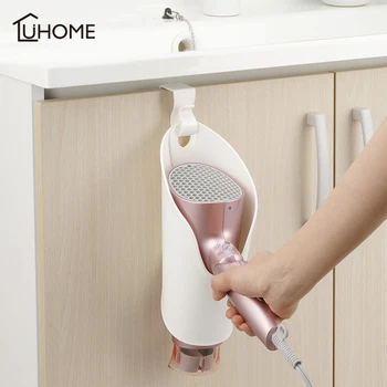 Bathroom Hair Dryer Holder Wall Mounted Rack Space Save Shelf Storage Organizer PP Hairdryer Holder Multi-function Hanger
Bathroom Hair Dryer Holder Wall Mounted Rack Space Save Shelf Storage Organizer PP Hairdryer Holder Multi-function Hanger