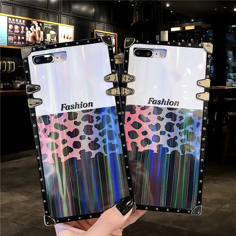 Luxury Brand Square Blue light Leopard Print Phone Case for Huawei Mate 20 P20 Lite P20 pro Nova 3I 2S Case Soft TPU Phone Cover
Luxury Brand Square Blue light Leopard Print Phone Case for Huawei Mate 20 P20 Lite P20 pro Nova 3I 2S Case Soft TPU Phone Cover