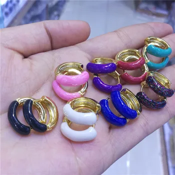Hot 8pairs/lot Candy Colors Women Ear Ring Oil Drop Fashion Jewelry Ear Fashion accessories
Hot 8pairs/lot Candy Colors Women Ear Ring Oil Drop Fashion Jewelry Ear Fashion accessories