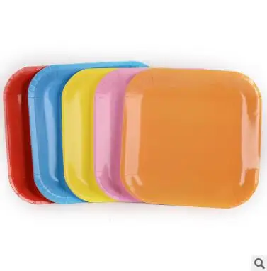 2017 New PASAYIONE Disposable Plates Multi Colours DIY Creative Colored Paper Plate 9 Inch Rectangular Plate Tableware Decor
2017 New PASAYIONE Disposable Plates Multi Colours DIY Creative Colored Paper Plate 9 Inch Rectangular Plate Tableware Decor