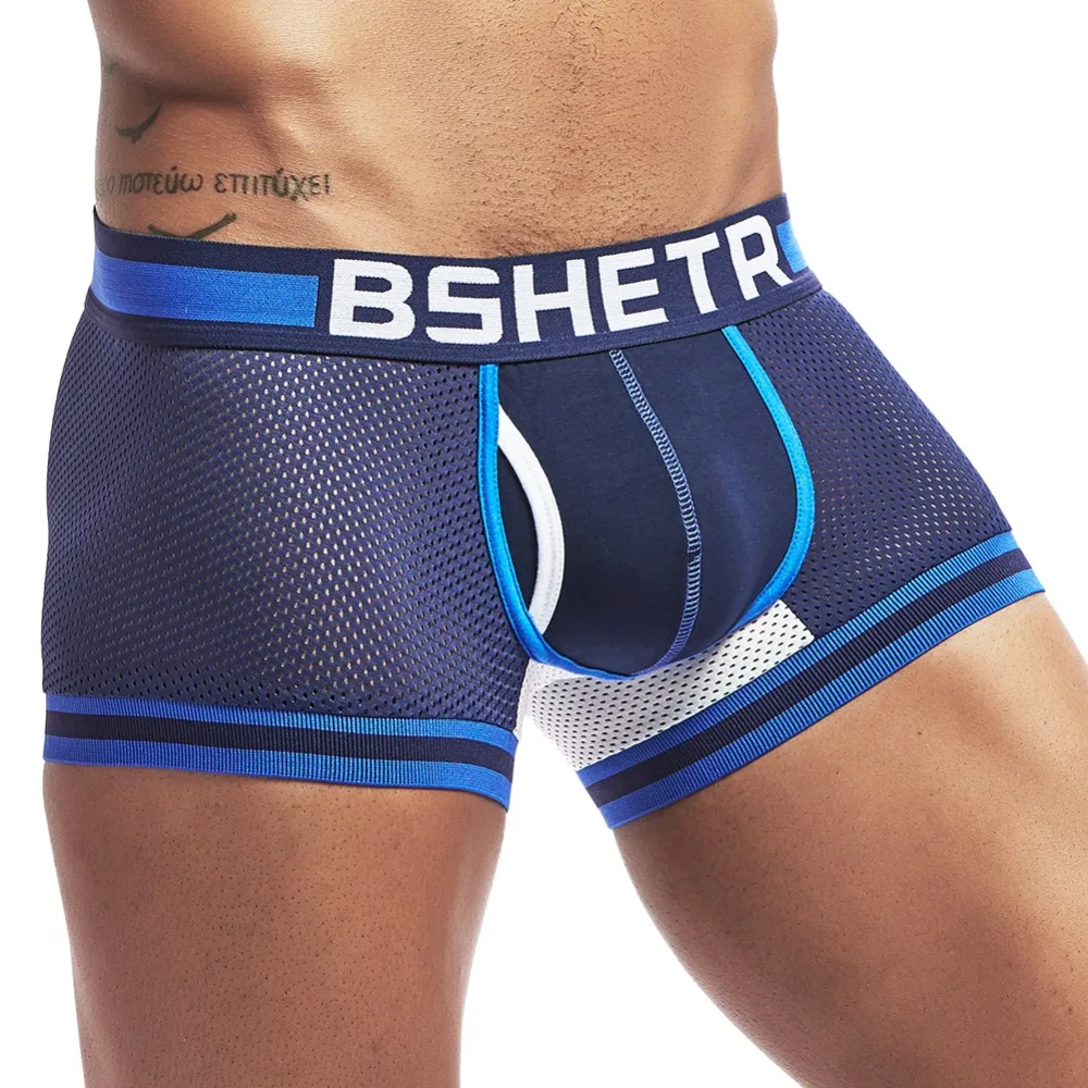 New BSHETR Brand 2018 Men's underwear Boxers Mesh Slip Mens panties Sexy Breatable Male underpants Sexy U Pouch Gay Cueca boxer
New BSHETR Brand 2018 Men's underwear Boxers Mesh Slip Mens panties Sexy Breatable Male underpants Sexy U Pouch Gay Cueca boxer