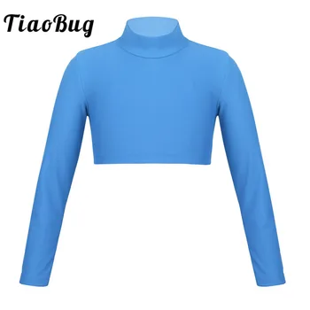 TiaoBug Kids Teens Ballet Jazz Dance Tops Solid Color Long Sleeve Crop Top Girls Stage Performance Workout Gymnastics Dance Wear
TiaoBug Kids Teens Ballet Jazz Dance Tops Solid Color Long Sleeve Crop Top Girls Stage Performance Workout Gymnastics Dance Wear