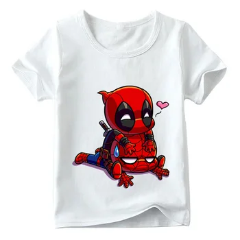 2019 Children Cartoon Deadpool&Spiderman Superhero Funny Tshirt Baby Boys/Girls Summer Tops T shirts Kids Casual Clothes,HKP2407
2019 Children Cartoon Deadpool&Spiderman Superhero Funny Tshirt Baby Boys/Girls Summer Tops T shirts Kids Casual Clothes,HKP2407