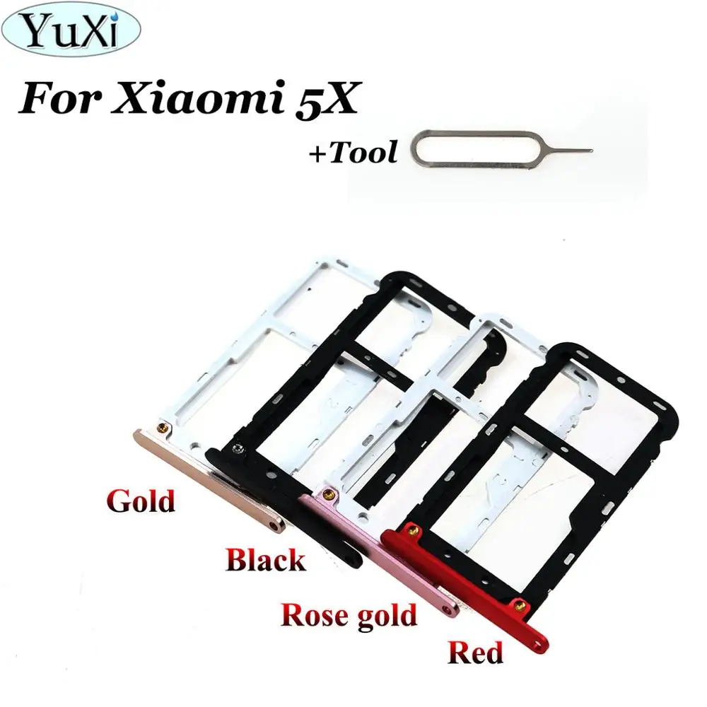 YuXi For Xiaomi Mi A1 5X Mi5X MiA1 M5X 5.5" SIM Card Tray Slot Holder Adapter Replacement Parts With Tool
YuXi For Xiaomi Mi A1 5X Mi5X MiA1 M5X 5.5" SIM Card Tray Slot Holder Adapter Replacement Parts With Tool
