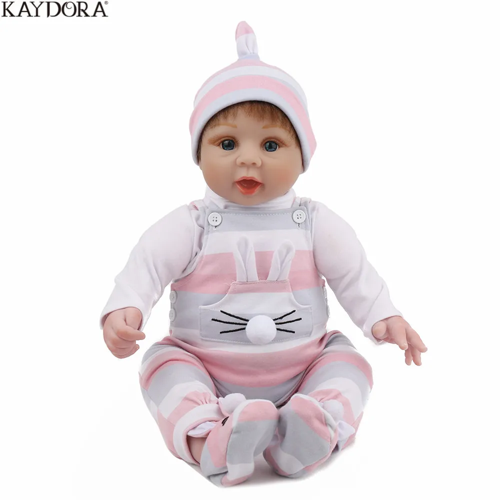 KAYDORA Reborn Baby Doll 22 inch 55 CM Vinyl Body Cute Doll Toys For Girl Boy Soft Silicone Gift Lifelike Bebe Reborn
KAYDORA Reborn Baby Doll 22 inch 55 CM Vinyl Body Cute Doll Toys For Girl Boy Soft Silicone Gift Lifelike Bebe Reborn