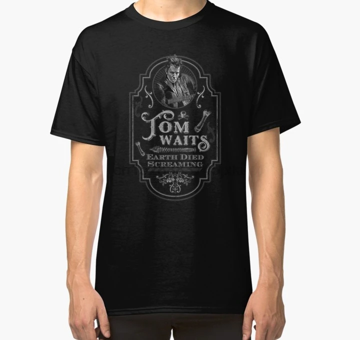 Men Short sleeve tshirt Tom Waits Earth Died Screaming Tribute Classic T Shirt Women t-shirt
Men Short sleeve tshirt Tom Waits Earth Died Screaming Tribute Classic T Shirt Women t-shirt