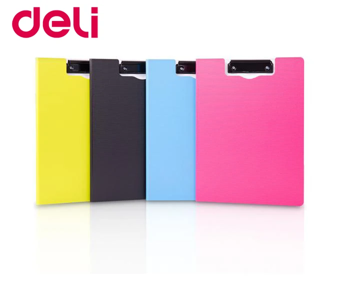 Deli A4 colorful fashionable vertical/horizontal folding board clip board horizontal paper folding clip folder Plate clamp
Deli A4 colorful fashionable vertical/horizontal folding board clip board horizontal paper folding clip folder Plate clamp
