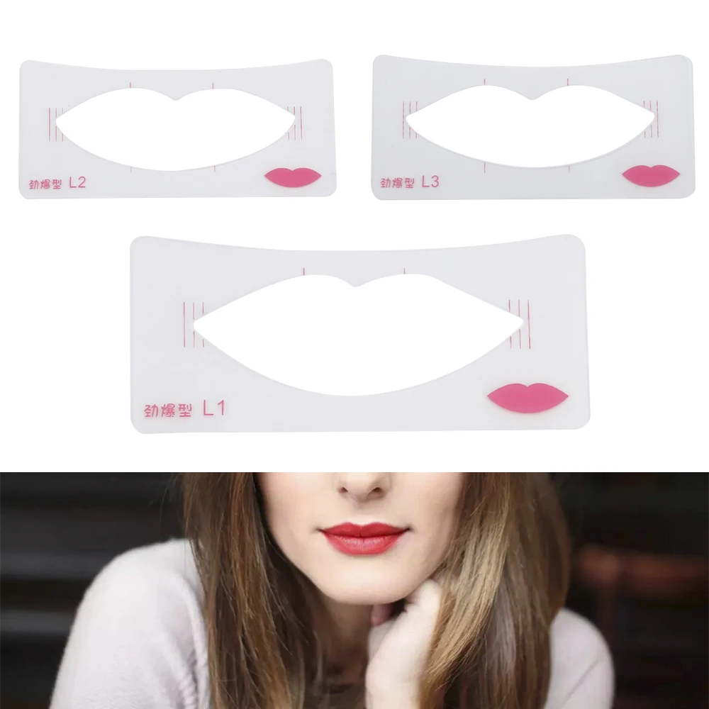 ELECOOL 3pcs/1set Professional DIY Tools Stencil Template Card Grinding EVA Lip Mouth Grooming Shaping card Lip Mouth Draw Card
ELECOOL 3pcs/1set Professional DIY Tools Stencil Template Card Grinding EVA Lip Mouth Grooming Shaping card Lip Mouth Draw Card