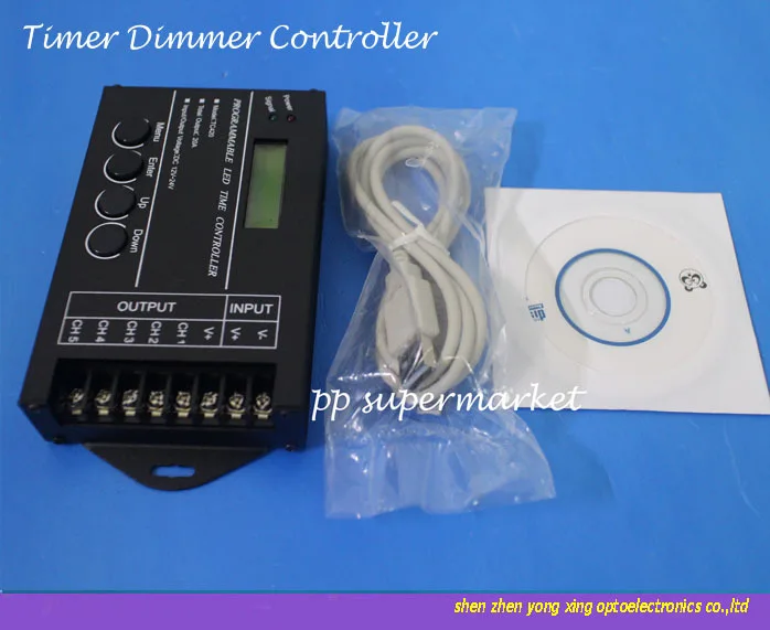 TC420 Time programmable RGB LED Controller DC12V-24V 5Channel LED Timing dimmer Total Output 20A Common Anode with USB Wire
TC420 Time programmable RGB LED Controller DC12V-24V 5Channel LED Timing dimmer Total Output 20A Common Anode with USB Wire