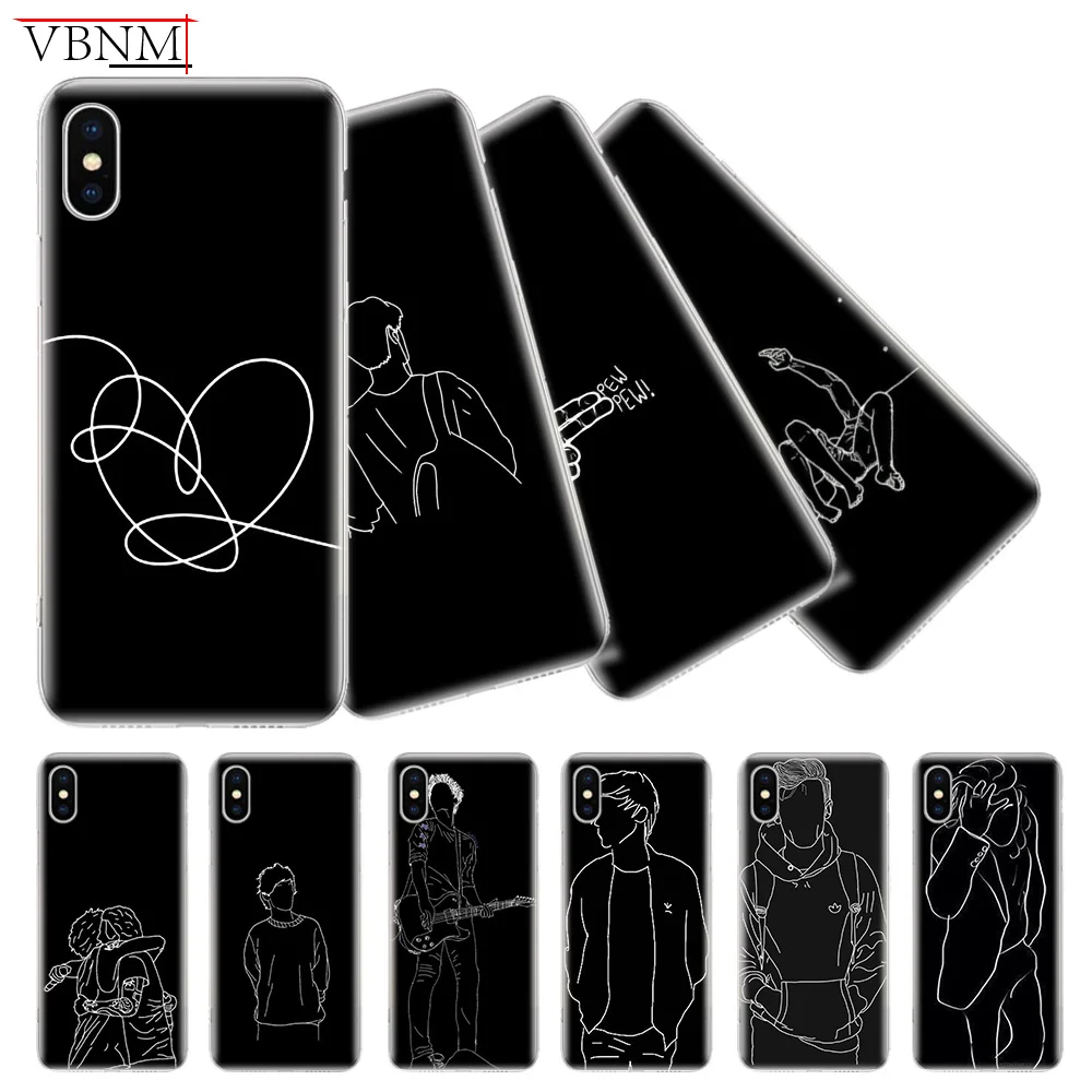 Black and white line Silicone Phone Back Case For iPhone 6 6S 7 8 Plus X 10 XS MAX XR 5 5S SE Gift Customized Apple Cover Coque
Black and white line Silicone Phone Back Case For iPhone 6 6S 7 8 Plus X 10 XS MAX XR 5 5S SE Gift Customized Apple Cover Coque
