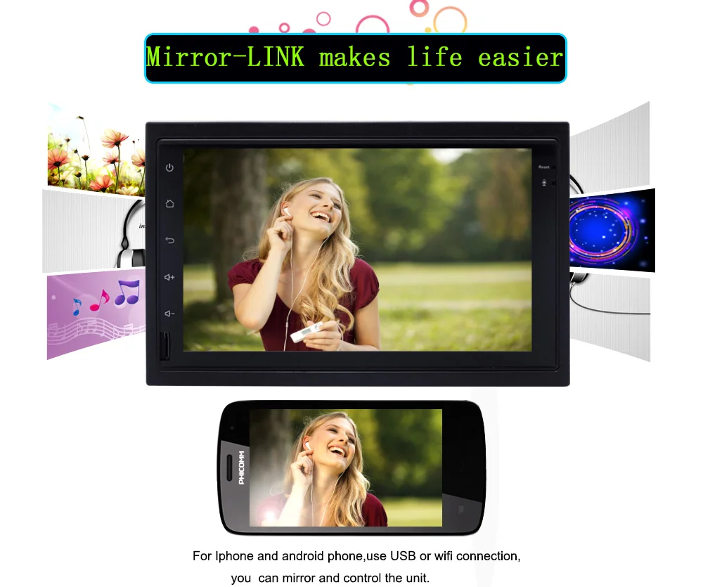 4G SIM LTE Network Ownice C500 Octa 8 Core Android 6.0 2G RAM 2 Din Car DVD GPS Navi Radio Player For VW Skoda Octavia 2 mirolink