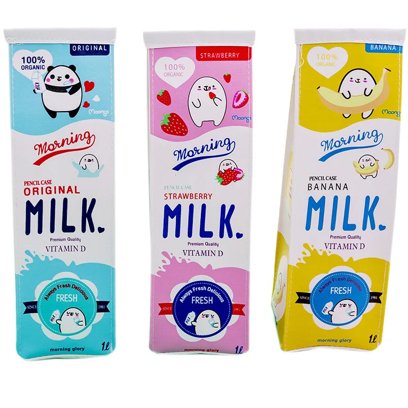 1pc Cartoon Creative Cute Milk Pencil Case Female Simple Large Capacity Bag Portable Stationery Back to School Party Gift
1pc Cartoon Creative Cute Milk Pencil Case Female Simple Large Capacity Bag Portable Stationery Back to School Party Gift
