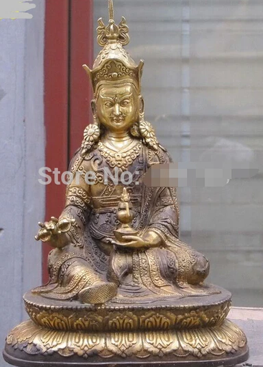 0 Tibetan Esoteric Buddhism Bronze Gild Kagyupa Sect Red Hats Padmasambhava statue
0 Tibetan Esoteric Buddhism Bronze Gild Kagyupa Sect Red Hats Padmasambhava statue